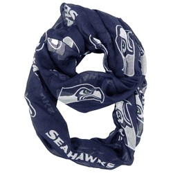Seattle Seahawks Sheer Infinity Scarf Alternate