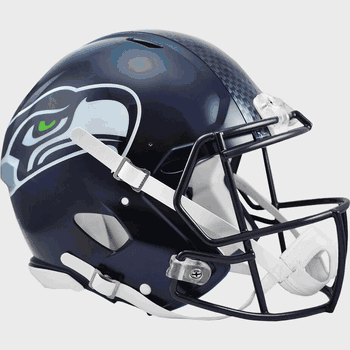 Seattle Seahawks Speed Football Helmet Matte Navy