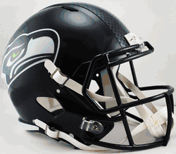 Seattle Seahawks Speed Replica Full Size Football Helmet Matte Navy