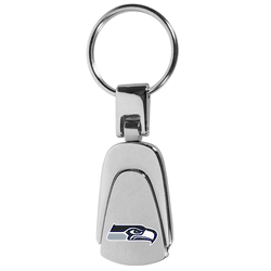 Seattle Seahawks Steel Teardop Key Chain