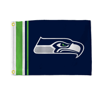 Seattle Seahawks Stripes Utility Flag - Double Sided