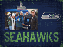 Seattle Seahawks Team Name Clip Frame
