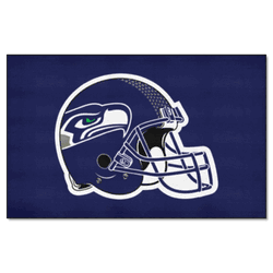 Seattle Seahawks Ulti-Mat Rug - 5ft. x 8ft., Helmet Logo