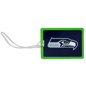 Seattle Seahawks Vinyl Luggage Tag