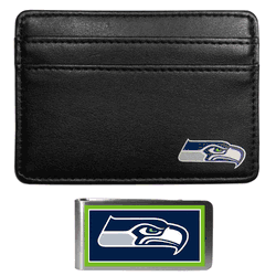 Seattle Seahawks Weekend Wallet & Color Money Clip