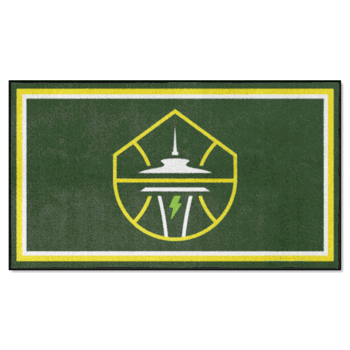 Seattle Storm 3ft. x 5ft. Plush Area Rug