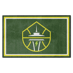 Seattle Storm 4ft. x 6ft. Plush Area Rug