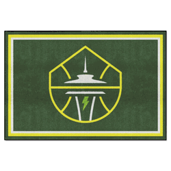 Seattle Storm 5ft. x 8 ft. Plush Area Rug