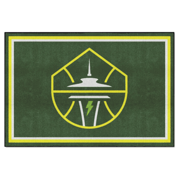 Seattle Storm 5ft. x 8 ft. Plush Area Rug