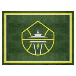 Seattle Storm 8ft. x 10 ft. Plush Area Rug