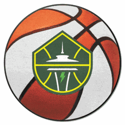 Seattle Storm Basketball Rug - 27in. Diameter