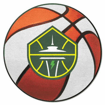Seattle Storm Basketball Rug - 27in. Diameter