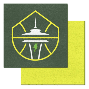 Seattle Storm Team Carpet Tiles - 45 Sq Ft.