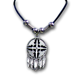 Shield Adjustable Cord Necklace