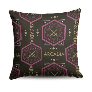 Sleep Token Even In Arcadia Throw Pillow 18x18 inches