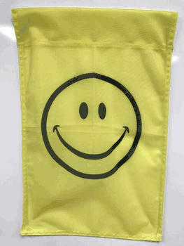 Smiley Face Flag 12x18 Garden Style CO