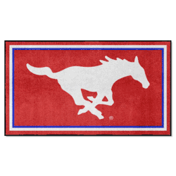SMU Mustangs 3ft. x 5ft. Plush Area Rug