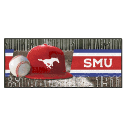 SMU Mustangs Baseball Runner Rug - 30in. x 72in.