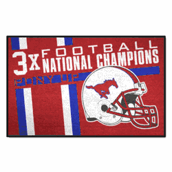 SMU Mustangs Dynasty Starter Mat Accent Rug - 19in. x 30in.