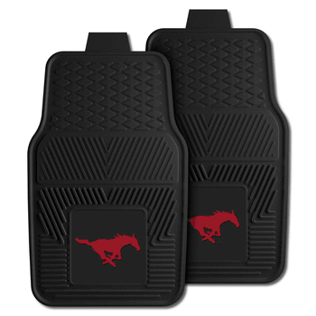 SMU Mustangs Heavy Duty Car Mat Set - 2 Pieces