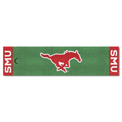 SMU Mustangs Putting Green Mat - 1.5ft. x 6ft.