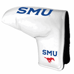 SMU Mustangs Tour Blade Putter Cover (White)
