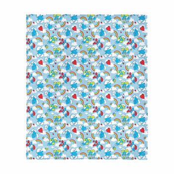 Smurfs Rainbow Smurfs Silk Touch Throw 50 x 60 inches