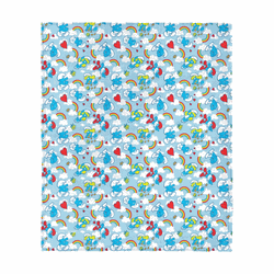 Smurfs Rainbow Smurfs Silk Touch Throw 50 x 60 inches