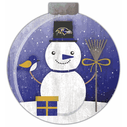 Snowglobe 12in Wall Art Sign