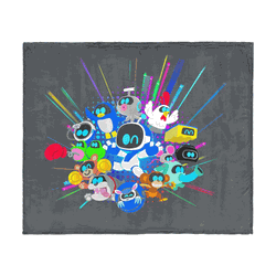 Sony Playstation Astro Bot Power Up Silk Touch Throw Blanket 50x60 inches