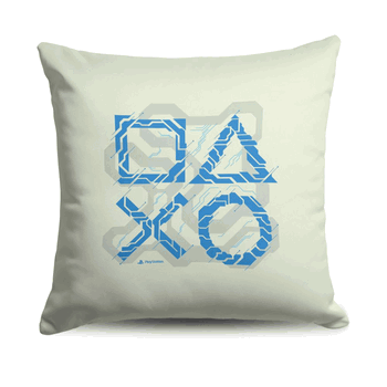 Sony PlayStation Geometric Throw Pillow 18x18 inches