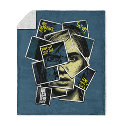 Sony The Last of Us Remember Me Silk Touch Sherpa Throw Blanket 50x60 inches
