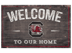 South Carolina Gamecocks 11X19 Welcome to Our Home Sign