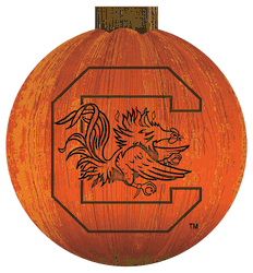 South Carolina Gamecocks 12 in. Halloween Pumpkin Sign
