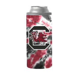 South Carolina Gamecocks 12oz Tie Dye Slim Can Coolie