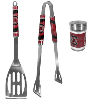 South Carolina Gamecocks 2pc BBQ Set with Season Shaker
