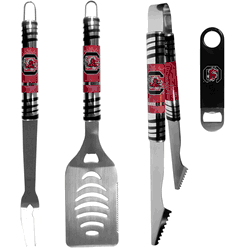 South Carolina Gamecocks 3 pc BBQ Set and Bottle Opener