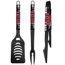 South Carolina Gamecocks 3 pc Black Tailgater BBQ Set
