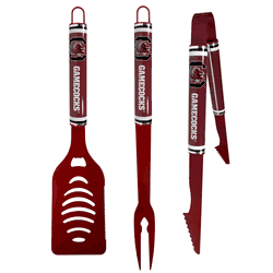 South Carolina Gamecocks 3 pc Color BBQ Tools