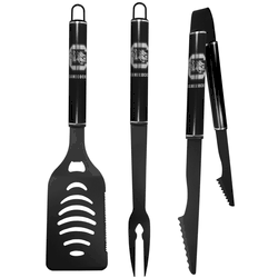 South Carolina Gamecocks 3 pc Monochromatic BBQ Set