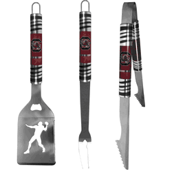 South Carolina Gamecocks 3 pc Tailgater BBQ Tools
