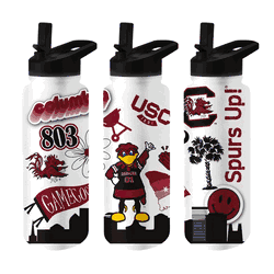 South Carolina Gamecocks 34oz Native Quencher Bottle