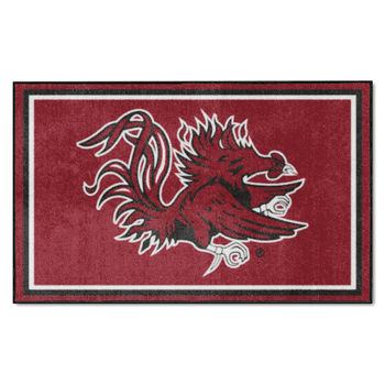 South Carolina Gamecocks 4ft. x 6ft. Plush Area Rug