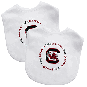 South Carolina Gamecocks Baby Bibs 2-Pack