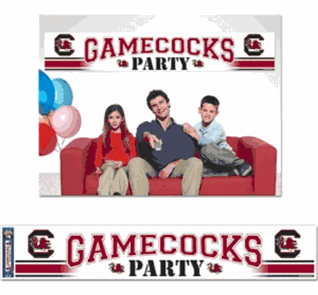 South Carolina Gamecocks Banner 12x65 Party Style CO