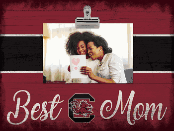 South Carolina Gamecocks Best Mom with Stripe Clip Frame