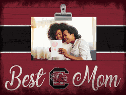 South Carolina Gamecocks Best Mom with Stripe Clip Frame