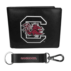 South Carolina Gamecocks Bi-fold Wallet & Strap Key Chain