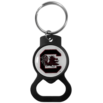 South Carolina Gamecocks Bottle Opener Key Chain, Black