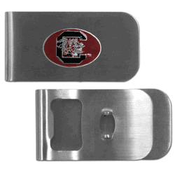 South Carolina Gamecocks Bottle Opener Money Clip